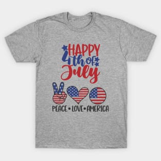 Peace Love America T-Shirt